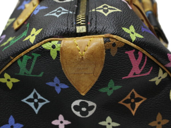 imgrc0080284304 Louis Vuitton Speedy 30 Monogram Multicolor Handbag Black