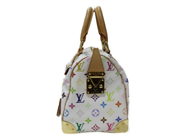 imgrc0080284568 Louis Vuitton Speedy 30 Monogram Multicolor White Handbag