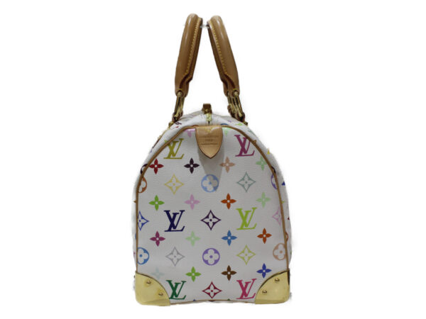 imgrc0080284569 Louis Vuitton Speedy 30 Monogram Multicolor White Handbag