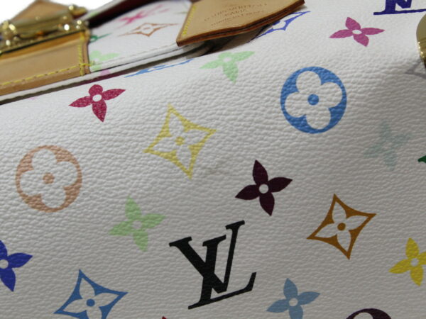 imgrc0080284574 Louis Vuitton Speedy 30 Monogram Multicolor White Handbag