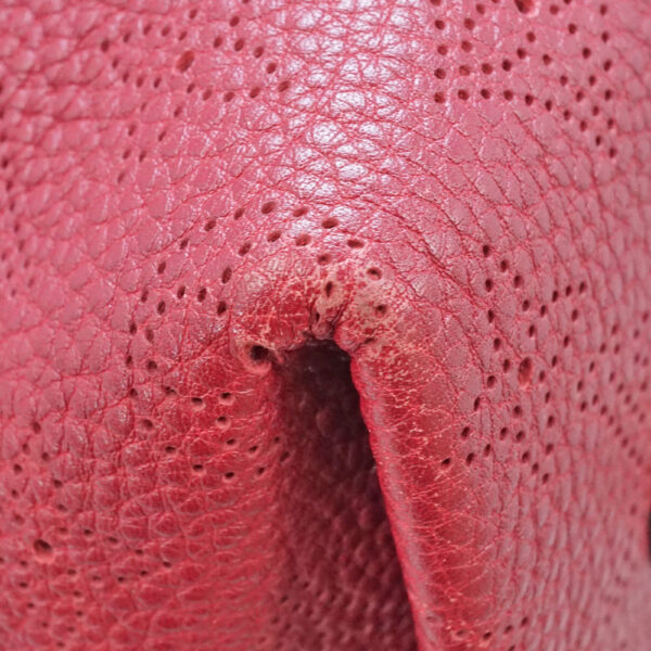 imgrc0080297128 Louis Vuitton Mahina Seals PM Leather Handbag Red