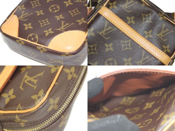 imgrc0080311748 Louis Vuitton Danube Monogram Shoulder Bag Brown