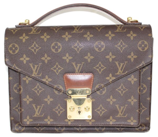 imgrc0080328955 Louis Vuitton Monceau Monogram Handbag Brown