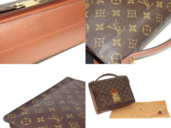 imgrc0080328965 Louis Vuitton Monceau Monogram Handbag Brown