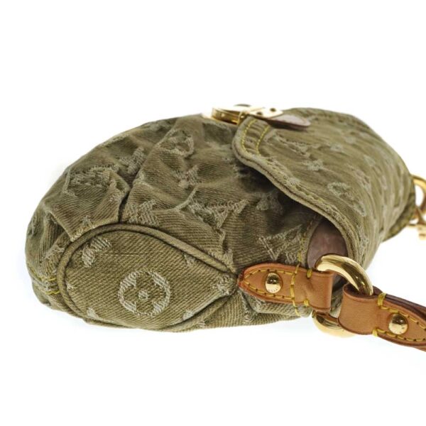 imgrc0080336274 Louis Vuitton Mini Pleaty Monogram Denim Handbag Khaki