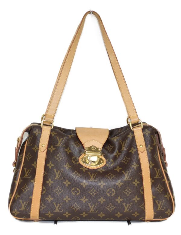 imgrc0080345413 Louis Vuitton Stresa PM Monogram Shoulder Bag Brown