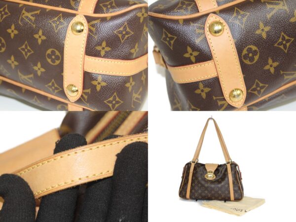 imgrc0080345431 Louis Vuitton Stresa PM Monogram Shoulder Bag Brown