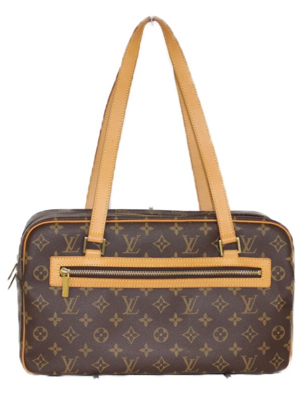 imgrc0080345468 Louis Vuitton Cite GM Monogram Handbag Brown