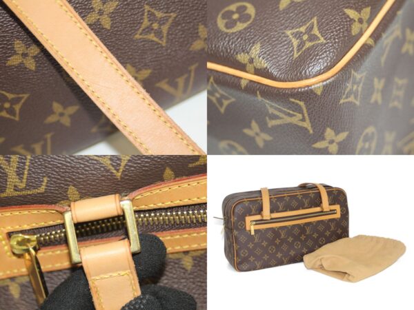 imgrc0080345478 Louis Vuitton Cite GM Monogram Handbag Brown