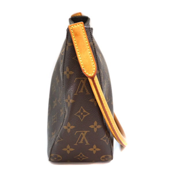 imgrc0080348618 Louis Vuitton Looping MM Monogram Canvas Shoulder Bag Brown