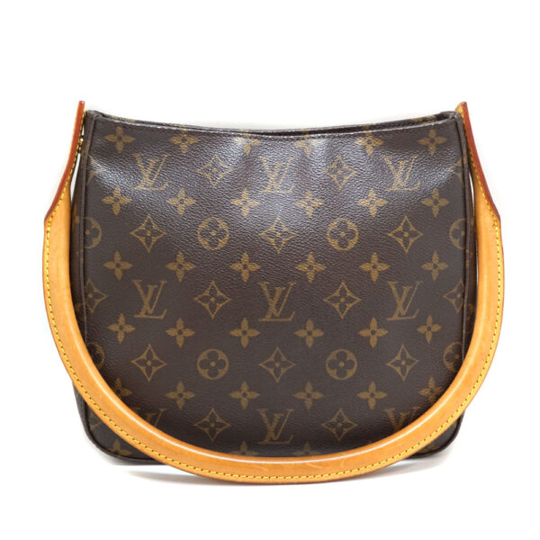 imgrc0080348619 Louis Vuitton Looping MM Monogram Canvas Shoulder Bag Brown