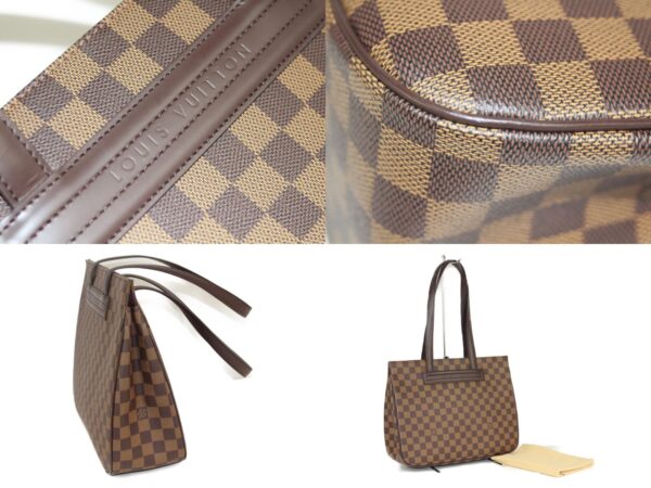 imgrc0080365455 Louis Vuitton Parioli PM Damier Ebene Tote Bag Brown