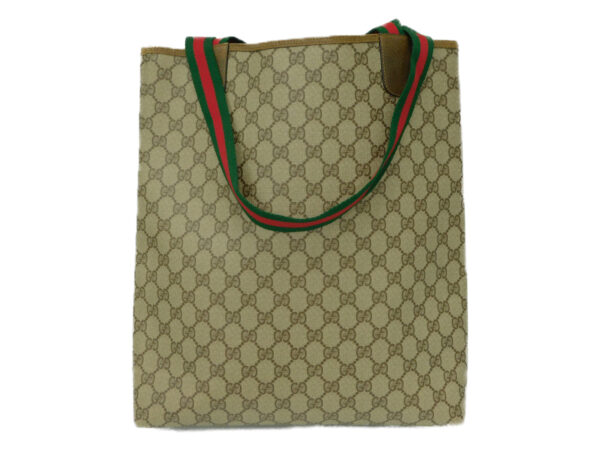 imgrc0080374719 Gucci GG Canvas Tote Bag Beige Brown