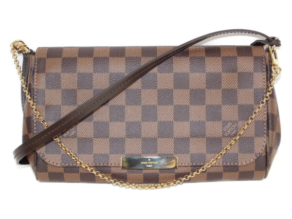 imgrc0080391513 Louis Vuitton Favorite MM Damier Ebene Handbag Brown