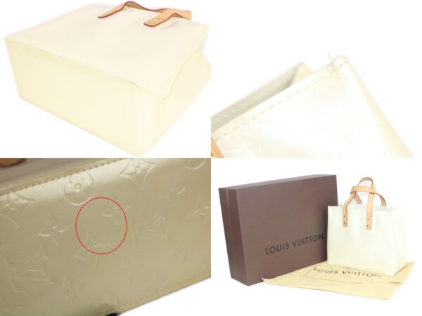 imgrc0080405335 Louis Vuitton Lead PM Monogram Vernis Handbag Perle White