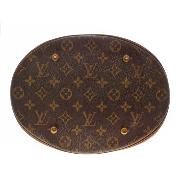 imgrc0080408150 Louis Vuitton Bucket Monogram Canvas Shoulder Bag Brown