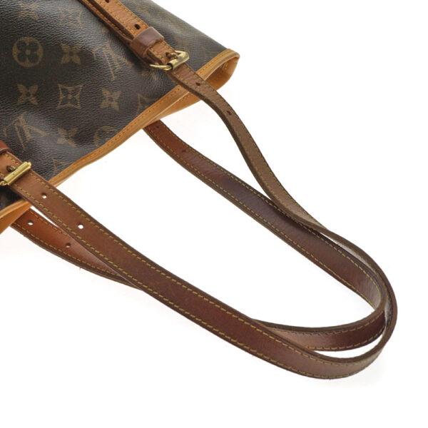 imgrc0080408154 Louis Vuitton Bucket Monogram Canvas Shoulder Bag Brown