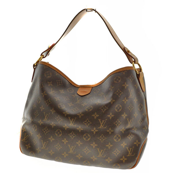 imgrc0080408531 Louis Vuitton Delightful PM Monogram Canvas Shoulder Bag Brown