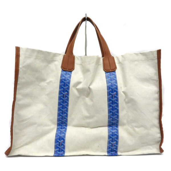 imgrc0080412940 Goyard Tote Bag Canvas Blue Mediterranaire