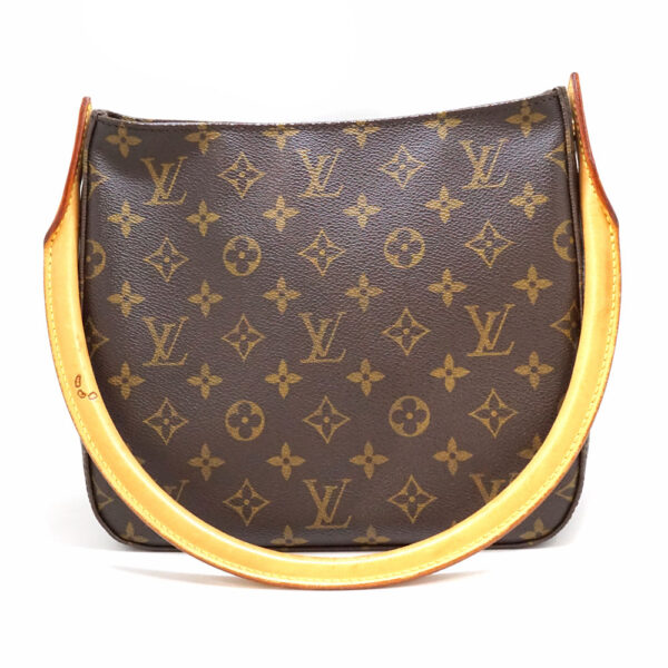 imgrc0080413233 Louis Vuitton Looping MM Monogram Canvas Shoulder Bag Brown