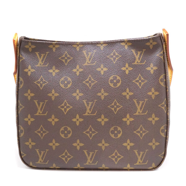 imgrc0080413235 Louis Vuitton Looping MM Monogram Canvas Shoulder Bag Brown