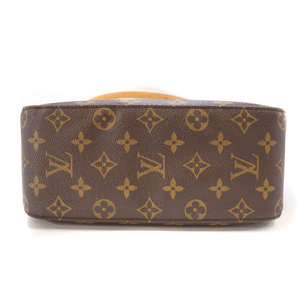 imgrc0080413237 Louis Vuitton Looping MM Monogram Canvas Shoulder Bag Brown