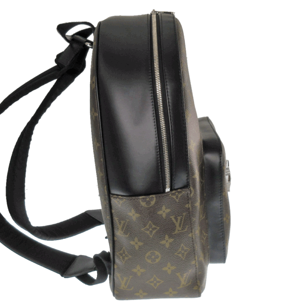 imgrc0080426919 Louis Vuitton Josh Backpack Monogram Macassar Leather Brown Black