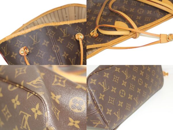 imgrc0080437657 Louis Vuitton Neverfull MM Monogram Tote Bag Brown