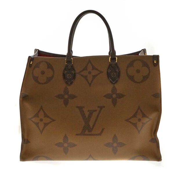 imgrc0080438108 Louis Vuitton On the Go GM Monogram Giant 2Way Bag Brown