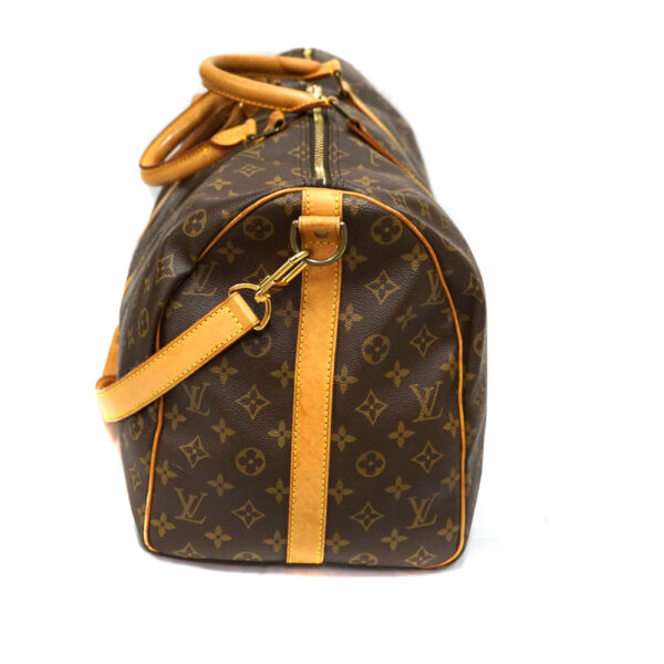 imgrc0080454434 Louis Vuitton Keepall Bandouliere 50 Bag Canvas Brown