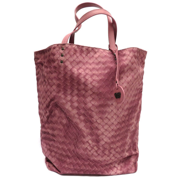 imgrc0080463138 Bottega Veneta Tote Bag Intrecciolusion Nylon Twilight Pink