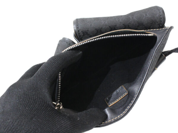 imgrc0080534550 Celine Waist Pouch Canvas Leather Black