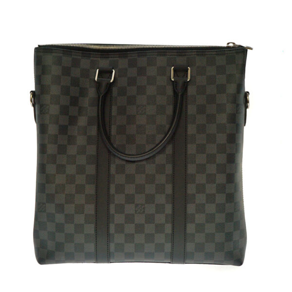 imgrc0080535236 Louis Vuitton Tadao PM NM Damier Graphite Tote Bag Black