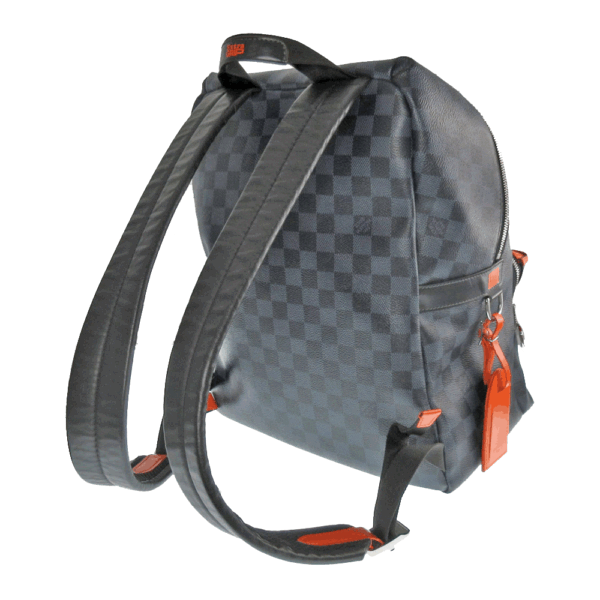 imgrc0080566279 Louis Vuitton Discovery Backpack Damier Cobalt Gray Orange