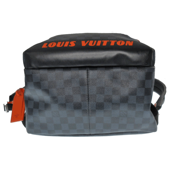 imgrc0080566285 Louis Vuitton Discovery Backpack Damier Cobalt Gray Orange