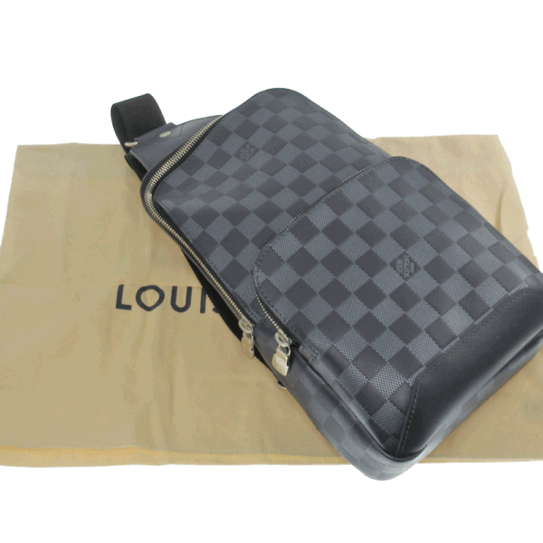 imgrc0080566324 Louis Vuitton Avenue Sling Bag Damier Infini Leather Gray