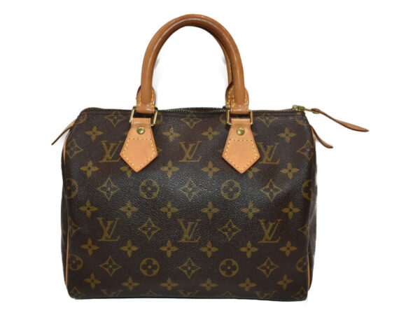 imgrc0080583660 Louis Vuitton Speedy 25 Monogram Canvas Handbag Brown