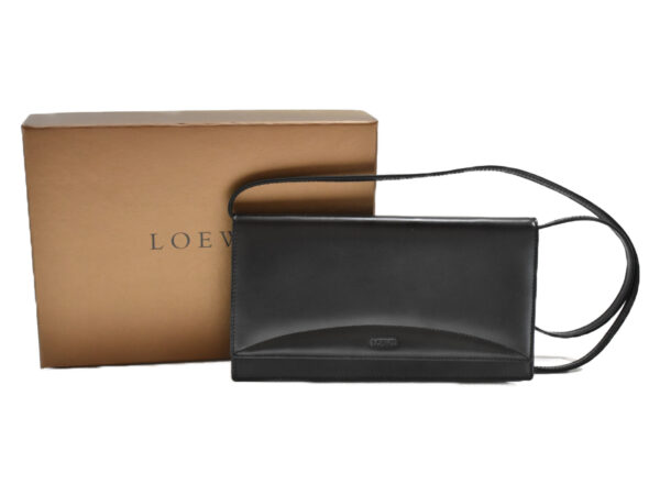 imgrc0080596275 Loewe Shoulder Wallet Leather Black