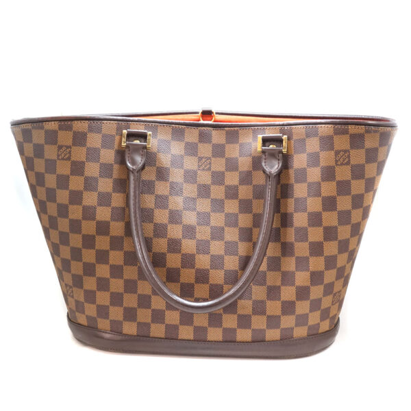 imgrc0080609323 Louis Vuitton Manosque GM Damier Ebene Tote Bag Brown