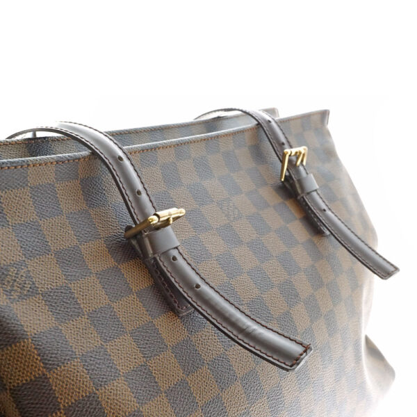 imgrc0080665005 Louis Vuitton Chelsea Damier Ebene Tote Bag Brown