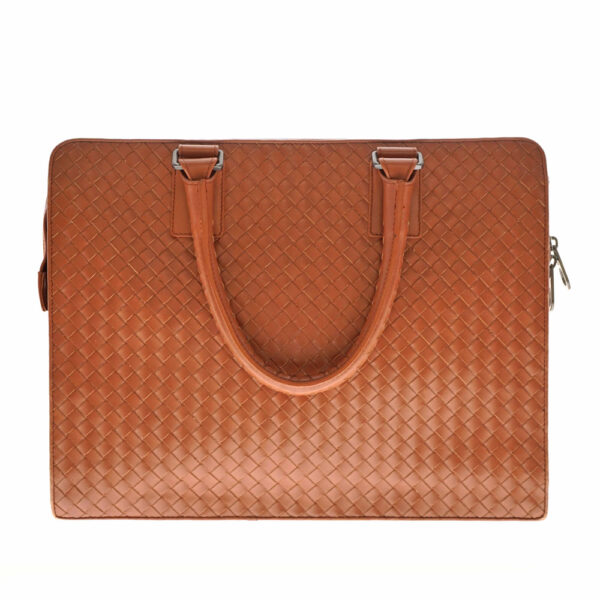 imgrc0080667945 Bottega Veneta Intrecciato Leather Briefcase Brown