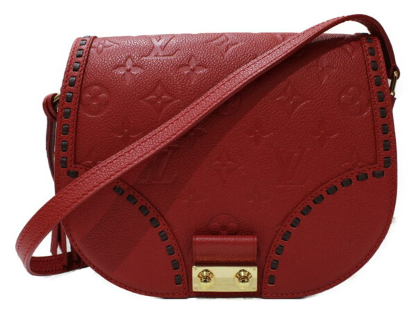 imgrc0080669750 Louis Vuitton Monogram Juno Scarlet Empreinte Shoulder Bag Red