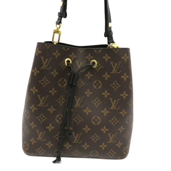 imgrc0080686330 Louis Vuitton Neo Noe Shoulder Bag Monogram Canvas Black