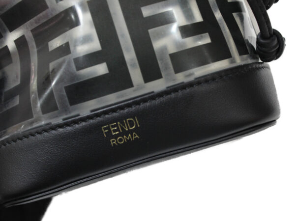 imgrc0080686545 Fendi Montresor Clear Mini Bag Leather Black