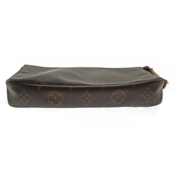 imgrc0080690519 Louis Vuitton Pochette Accessories Monogram Canvas Pouch Brown