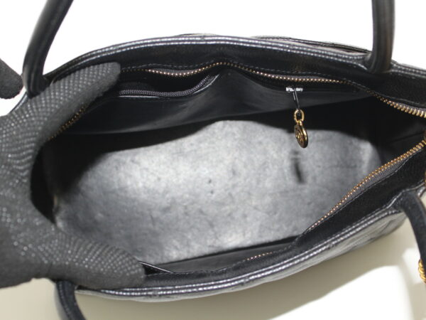 imgrc0081332906 Chanel Reprint Caviar Skin Tote Bag Black