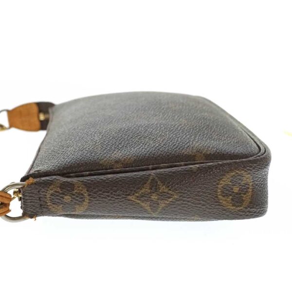 imgrc0081352349 Louis Vuitton Pochette Accessories Monogram Canvas Pouch Brown