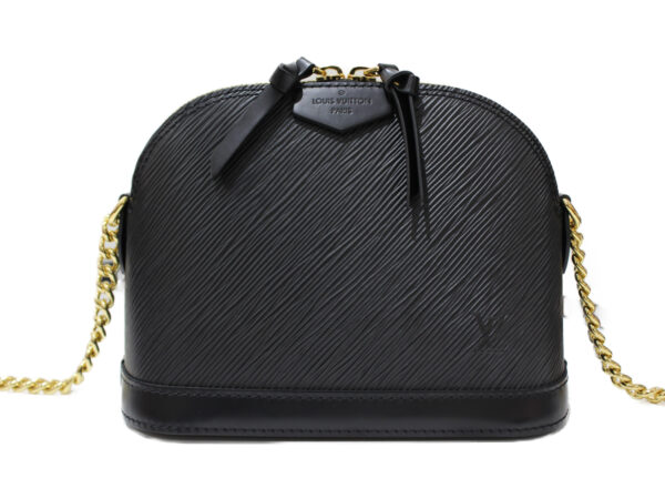 imgrc0081358425 Louis Vuitton Alma MINI Epi Chain Shoulder Bag Noir Black