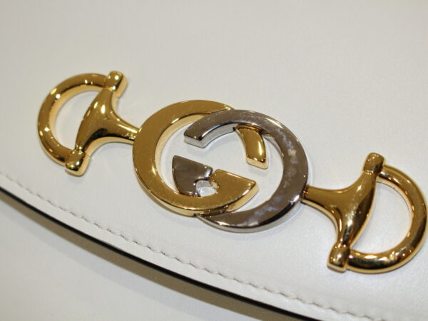 imgrc0081368844 Gucci Zumi Chain Leather Shoulder Bag White