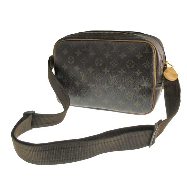 imgrc0081389492 Louis Vuitton Reporter PM Shoulder Bag Monogram Canvas Brown